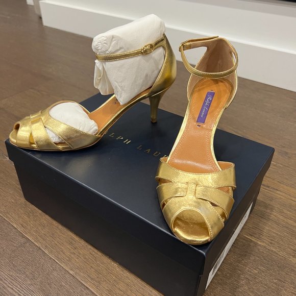 Ralph Lauren Collection Purple Label Nappa Heel 7 - Picture 9 of 9